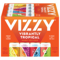 Vizzy Hard Seltzer, Vibrantly Tropical, Variety Pack, 12 Pack, 12 Each