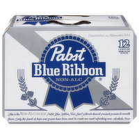 Pabst Blue Ribbon Beer, Non-Alc, 12 Each