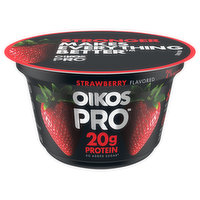 Oikos Pro Yogurt, 2% Milkfat, Strawberry, Cultured Ultra-Filtered Milk, 5.3 Ounce