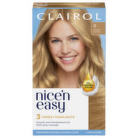 Nice’n Easy Hair Color, Permanent, Medium Blonde 8, 1 Each