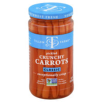 Tillen Farms Carrots, Classic, Pickled, Crunchy, 12 Ounce