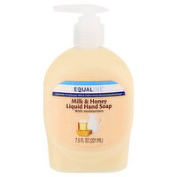 Equaline Liquid Hand Soap, Milk & Honey, 7.5 Ounce