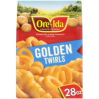 Ore-Ida Golden Twirls French Fries Fried Frozen Potatoes, 28 Ounce