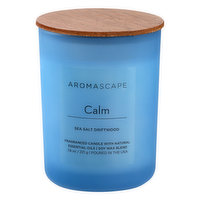 Aromascape Candle, Sea Salt Driftwood, Calm, 1 Each