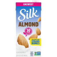 Silk Unsweet Almondmilk, 32 Fluid ounce