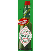 Tabasco Pepper Sauce, Green, Milder-Jalapeno, 2 Ounce