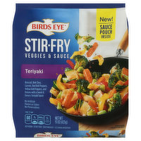 Birds Eye Veggies & Sauce, Teriyaki, Stir-fry, 15 Ounce