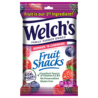 Welch's Fruit Snacks, Berries 'N Cherries, 5 Ounce