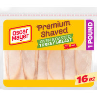 Oscar Mayer Premium Shaved Oven Roasted Turkey Breast Lunch Meat, 16 Ounce