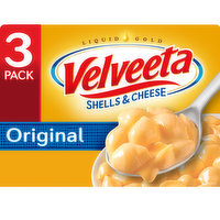 Velveeta Shells & Cheese Original Shell Pasta & Cheese Sauce Meal, 3 Each