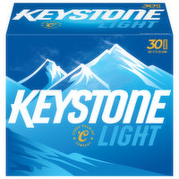 Keystone Light Beer, 30 Each