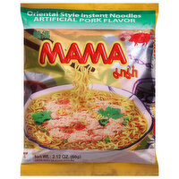 Mama Instant Noodles, Pork Flavor, Oriental Style, 2.12 Ounce