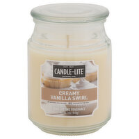 Candle-Lite Candle, Creamy Vanilla Swirl, 1 Each