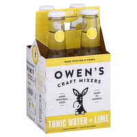 Owens Tonic Water + Lime, Craft Mixers, 4 Each