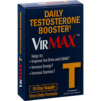 VirMax Testosterone Booster, Daily, Capsules, 10 Each