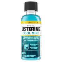 Listerine Mouthwash, Antiseptic, Cool Mint, 3.2 Fluid ounce