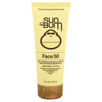 Sun Bum Sunscreen Face Lotion, Broad Spectrum SPF 50, 3 Ounce