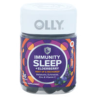 Olly Immunity Sleep + Elderberry, Midnight Berry, Gummies, 36 Each
