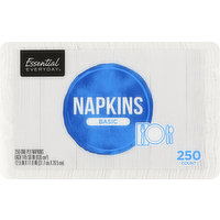 Essential Everyday Napkins, Basic, One-Ply, 250 Each