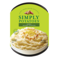 Simply Potatoes Mashed Potatoes, Garlic, 24 Ounce