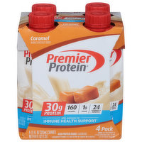 Premier Protein High Protein Shake, Caramel, 4 Pack, 4 Each