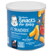 Gerber Baked Grain Snack, Lil' Crunchies, Apple Sweet Potato, 8+ Months, 1.48 Ounce