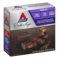 Atkins Caramel Squares, Milk Chocolate, 15 Each