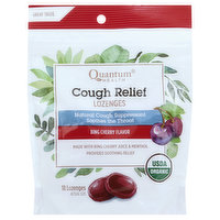 Quantum Cough Relief, Lozenges, Bing Cherry Flavor, 18 Each