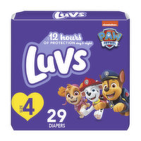 Luvs Diapers Size 4 29 Count, 29 Each