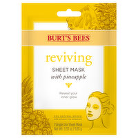 Burt's Bees Sheet Mask, Reviving, 0.33 Ounce