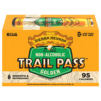 Sierra Nevada Beer, Non-Alcoholic, Golden, Trail Pass, 6 Each