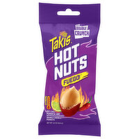 Takis Fuego Hot Nuts, Hot Chili Pepper & Lime, Double Crunch, 3.2 Ounce