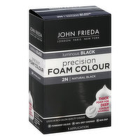 John Frieda Foam Colour, Precision, Luminous Black, Natural Black 2N, 1 Each
