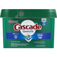 Cascade Dishwasher Detergent, Fresh Scent, Actionpacs, 38 Each
