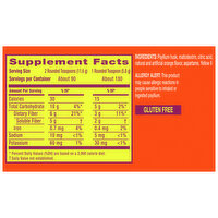 Metamucil Smooth Metamucil 4-in-1 Psyllium Fiber Supplement, Sugar-Free Orange, 180tsp, 180 Each