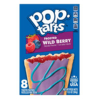 Pop-Tarts Toaster Pastries, Wild Berry, Frosted, 8 Pack, 8 Each