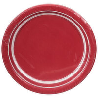 Sensation Plates, Classic Red, Premium Strength, 6.87 Inch, 10 Each