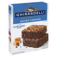 GHIRARDELLI Salted Caramel Premium Brownie Mix, 16 Ounce