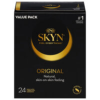 Skyn Condoms, Lubricated, Non-Latex, Original, 24 Each