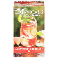 Bigelow Botanicals Cold Water Infusion, Caffeine Free, Watermelon Cucumber Mint, Tea Bags, 18 Each
