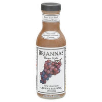 Briannas Dressing, New American, Creamy Balsamic, Home Style, 12 Fluid ounce