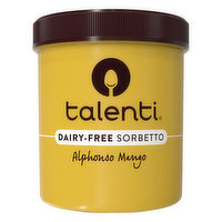 Talenti Sorbetto, Dairy-Free, Alphonso Mango, 1 Each
