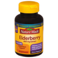 Nature Made Elderberry, 400 mg, Capsules, 60 Each