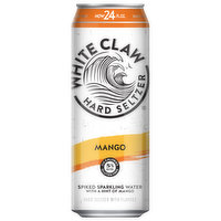 White Claw Hard Seltzer Hard Seltzer, Mango, 24 Fluid ounce