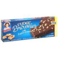 Little Debbie Brownies with English Walnuts, Fudge, Big Pack, 12 Each