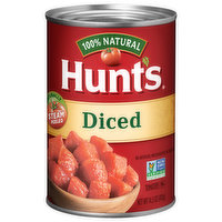 Hunt's Tomatoes, 100% Natural, Diced, 14.5 Ounce