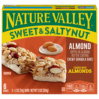 Nature Valley Granola Bars, Chewy, Almond, Sweet & Salty Nut, 6 Each