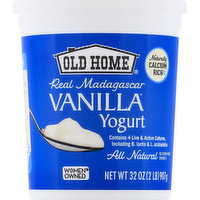 Old Home Yogurt, All Natural, Vanilla, 32 Ounce