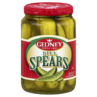 Gedney Pickles, Dills, Spears, 24 Ounce