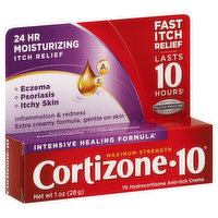 Cortizone-10 Anti-Itch Creme, Maximum Strength, Intensive Healing Formula, 1 Ounce